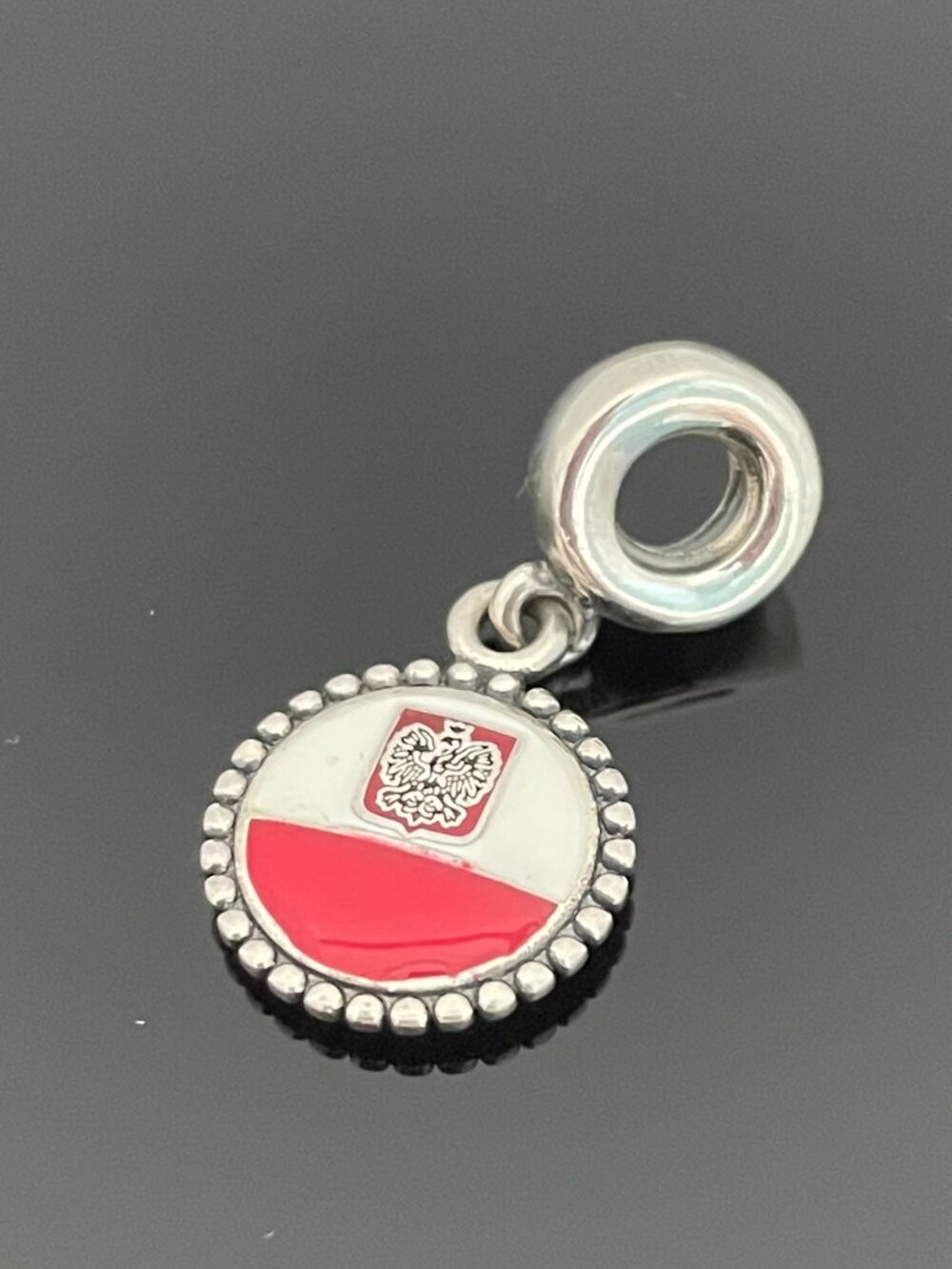 Original Pandora Poland Flag Exclusive Charm
